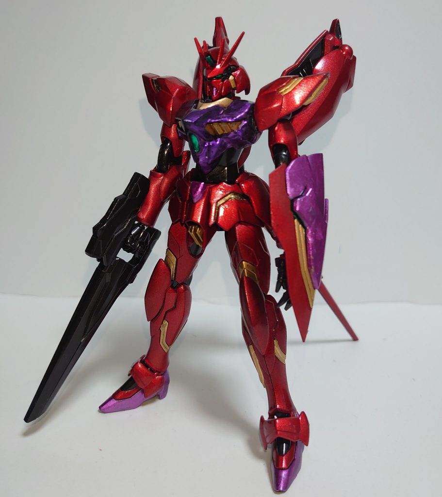 再販した白レギルスをベースに劇中風のカラーに仕上げてみました。
前回製作した[ガンダムレギルスＢ](https://gumpla.jp/hg/440800)の経験を踏まえて全身メタリック塗装で表現してみました。

僕は基本的に艶消し派ですが、ヴェイガン機は光沢感が強いのも好きです。