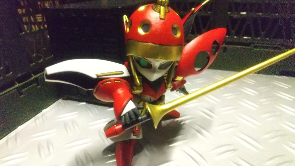 スカート型のパーツをパージして起動力ブースト！