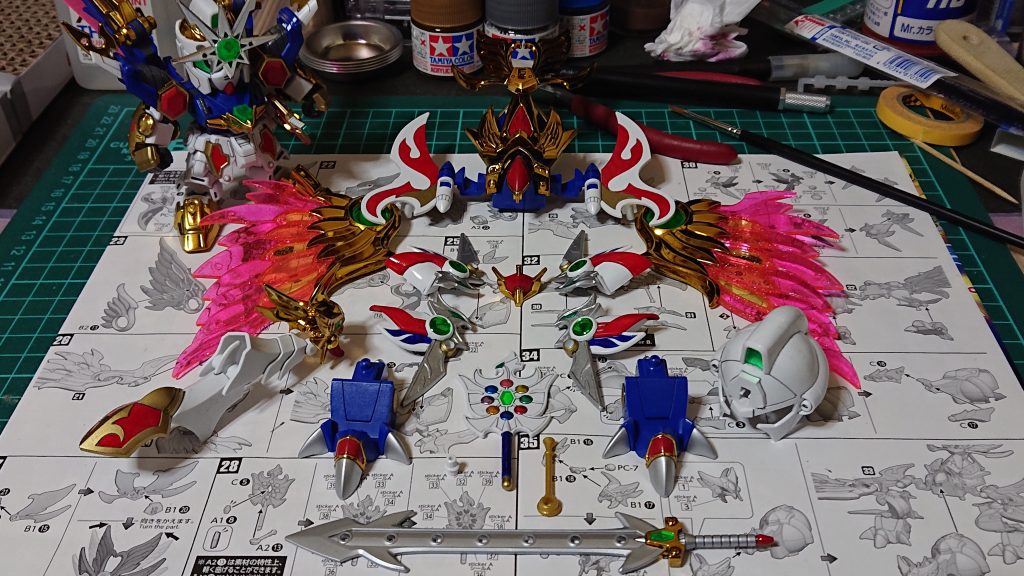 部分塗装が意外と大変でした。