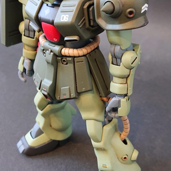 ザクⅡ ミキシング改造品 HGUC MS06FZ ザクⅡ改 (ver.2.0) 前編｜crimsonさんのガンプラ
