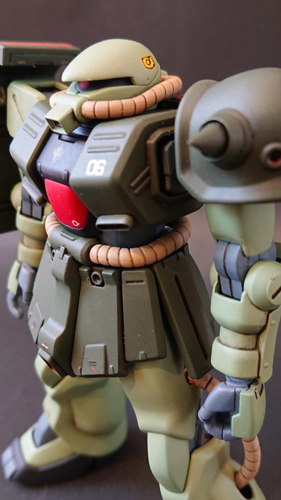 ケンプファーの頭部にサイクロプス隊マークがあるので同じ様に貼りました。