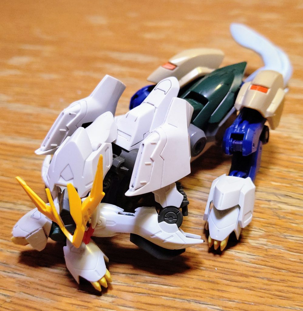 おまけの制作中画像。塗装ハゲが怖くて出来ませんが、こんなポーズも可能ではありますw閲覧ありがとうございました‼️(*`・ω・)ゞ