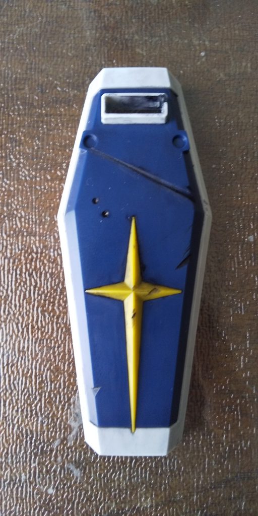 シールドはヤスリで削る等をしてダメージ再現をしました