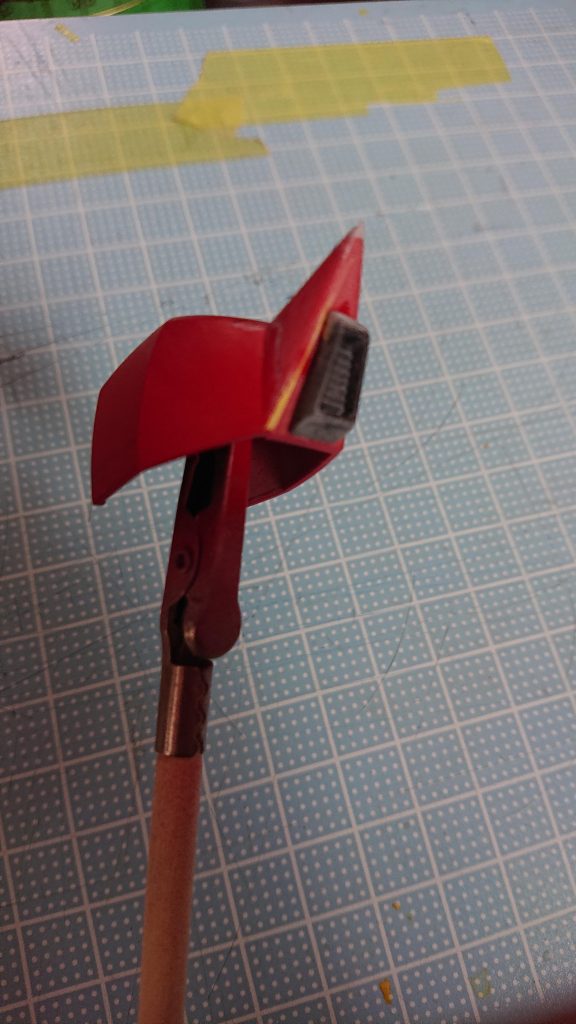 ダクト追加と 肩の先 尖らせて 見ました。