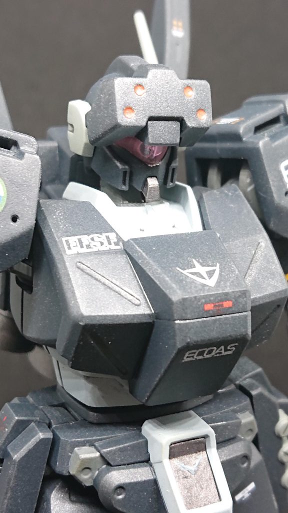 バイザーのセンサーはオレンジにしました。