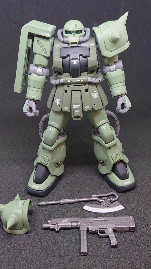 ザクマシンガンは作りませんでした。