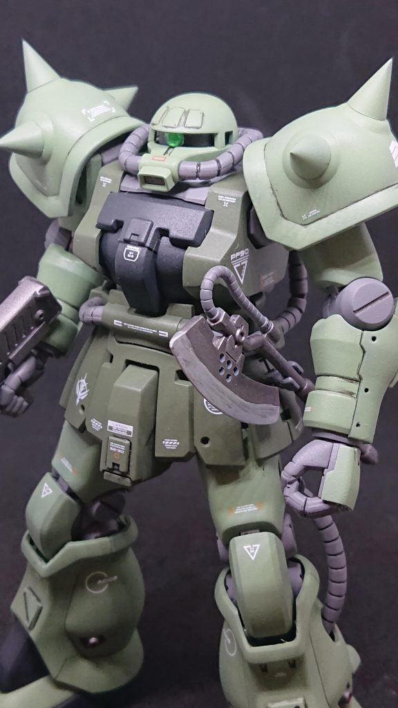 F2ザクはWスパイクが似合う❗