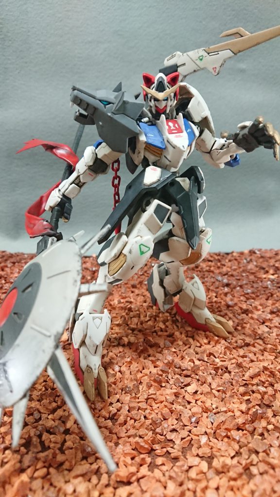 ウォッシング、チッピング、ベース作成にも初挑戦してみました。
火星ぽくなったかな?