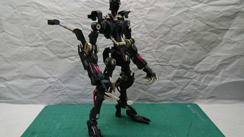 ガンダムフレームも一応手を抜かずに作製。外装を付けるとほとんど見えなくなっちゃうのですが・・・