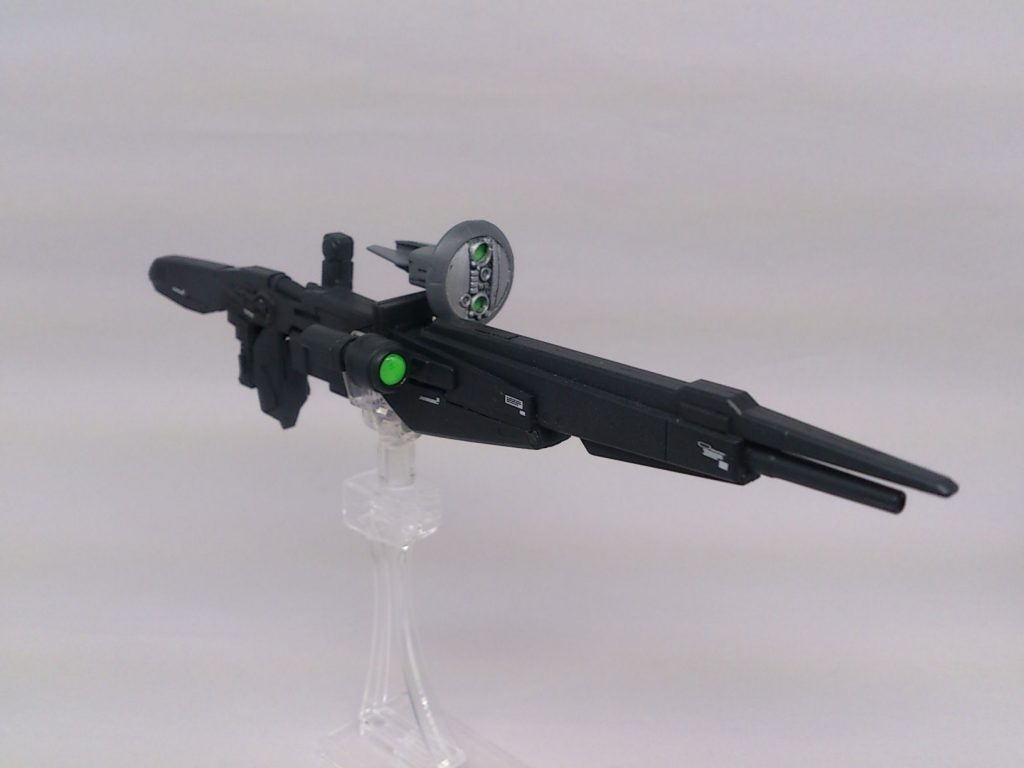 ライフルは前部をZガンダムのハイパーメガランチャー、後部をSガンダムのビームスマートガンで組み合わせました。