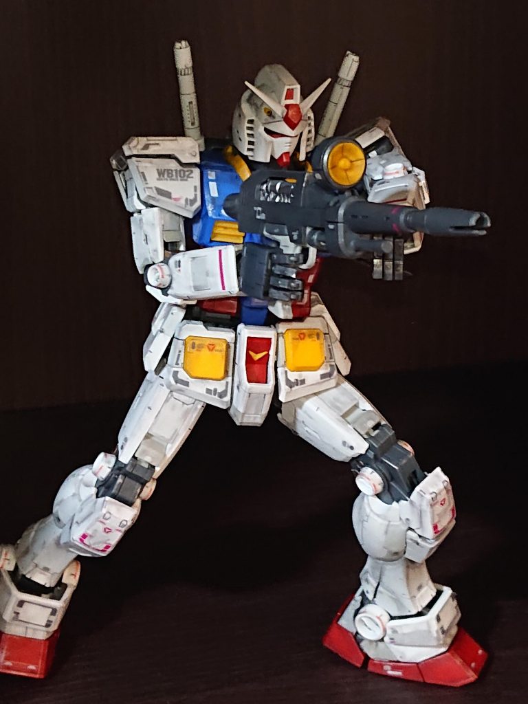 ビームライフル。指もげて、右手中指紛失(泣)