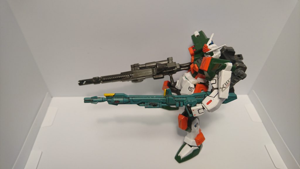 もう片方はランチャーストライクの高インパルス砲アグニです。これも個人的に好きだったために付けました。