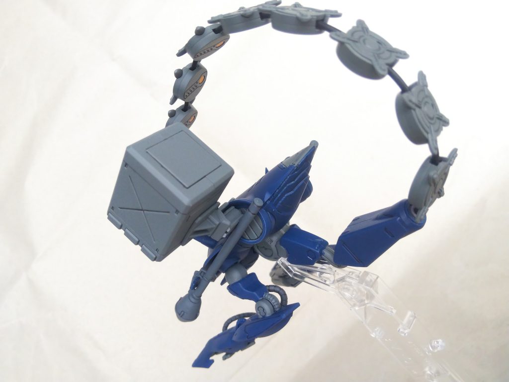 ポイント:ケンプファーをイメージ。
主な使用パーツ:ビルダーズパーツ スパイク/BB戦士 ケンプファー/HGケンプファー/シュツルムガルス