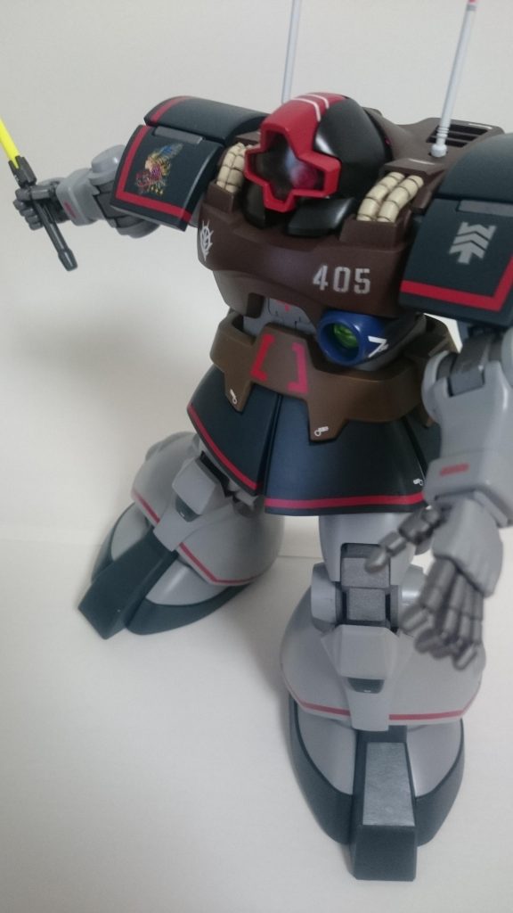 ポーズが下手すぎですね。腕をもっと上げれば、ましだったかも。