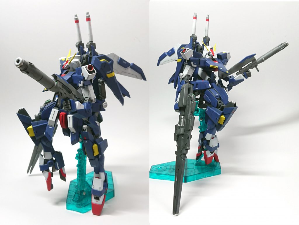 MS形態から。メインとなるキット2つと、ジャンクなどで組みました。
メイン2つは何でしょう。