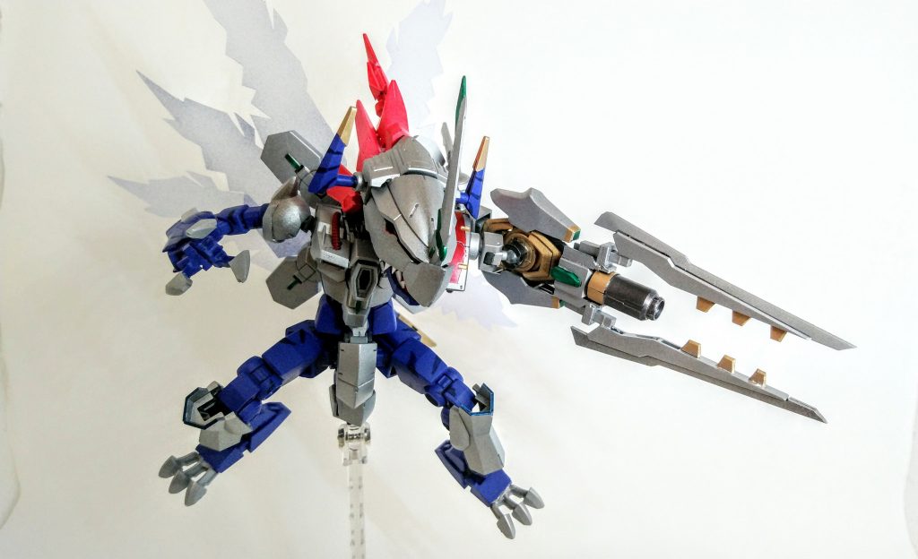 公式絵風・・・といいたいですがアルタラウスとウイングの干渉がひどい。
公式絵も絶対見えないとこで干渉してるよなぁあれ。