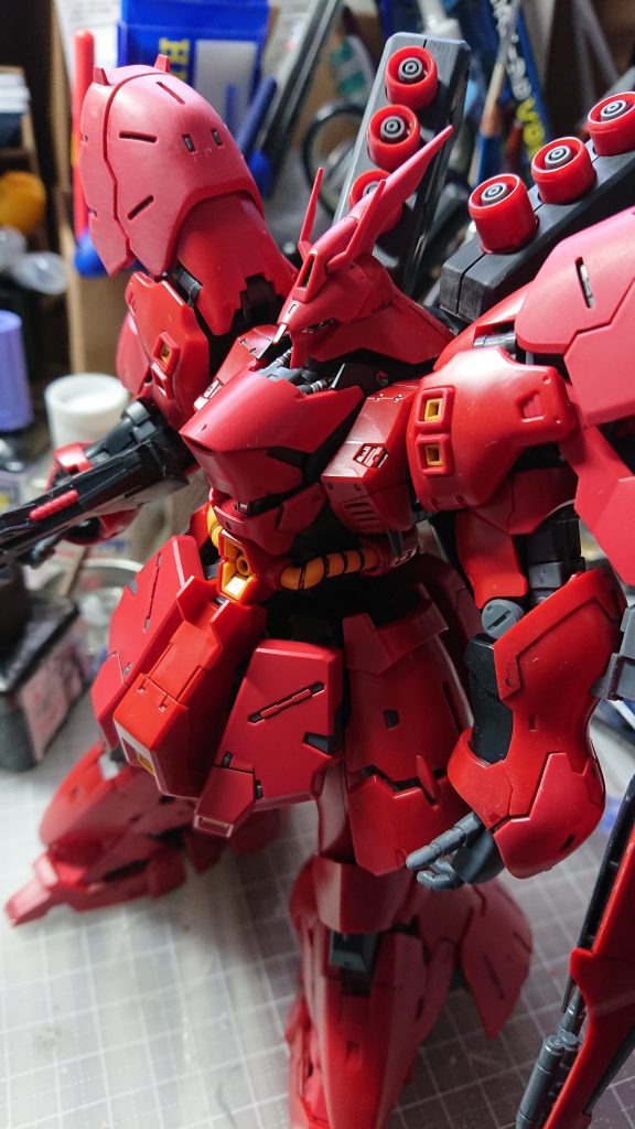 まだ何もしてない状態。ボリュームがあるからすでにカッコいい。