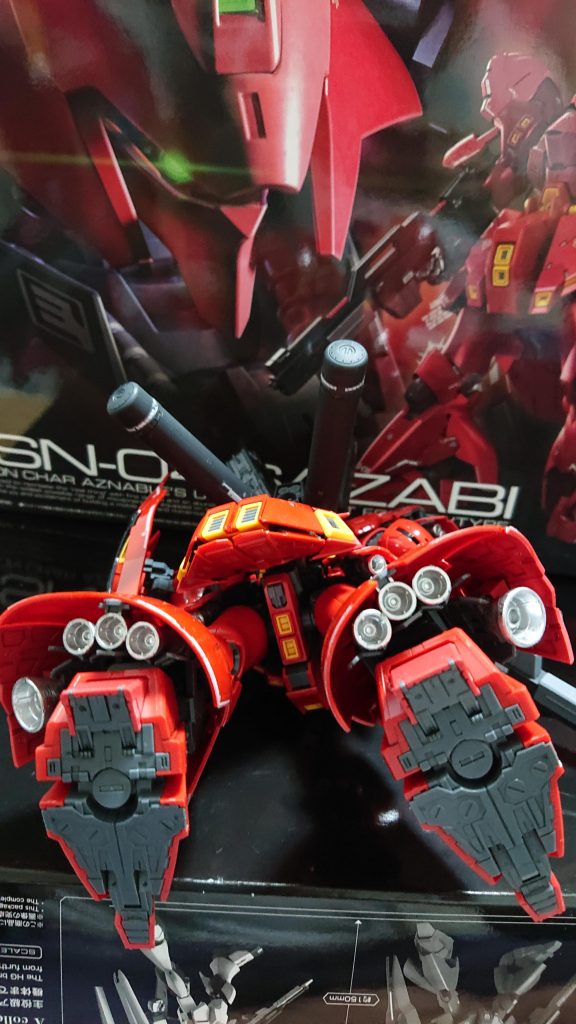 バーニアはちょっと塗装してみました。