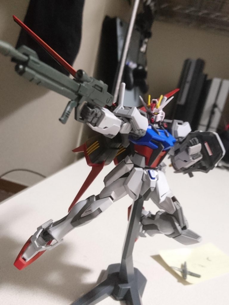 王道を行くSEED撃ち🔫
ストライクはやっぱりシンプルでかっこいいですね。