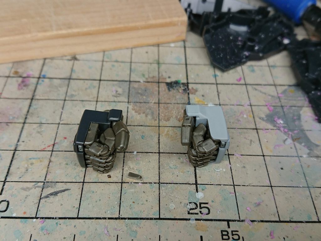 手甲の分割が変だったので設定画に近づけました