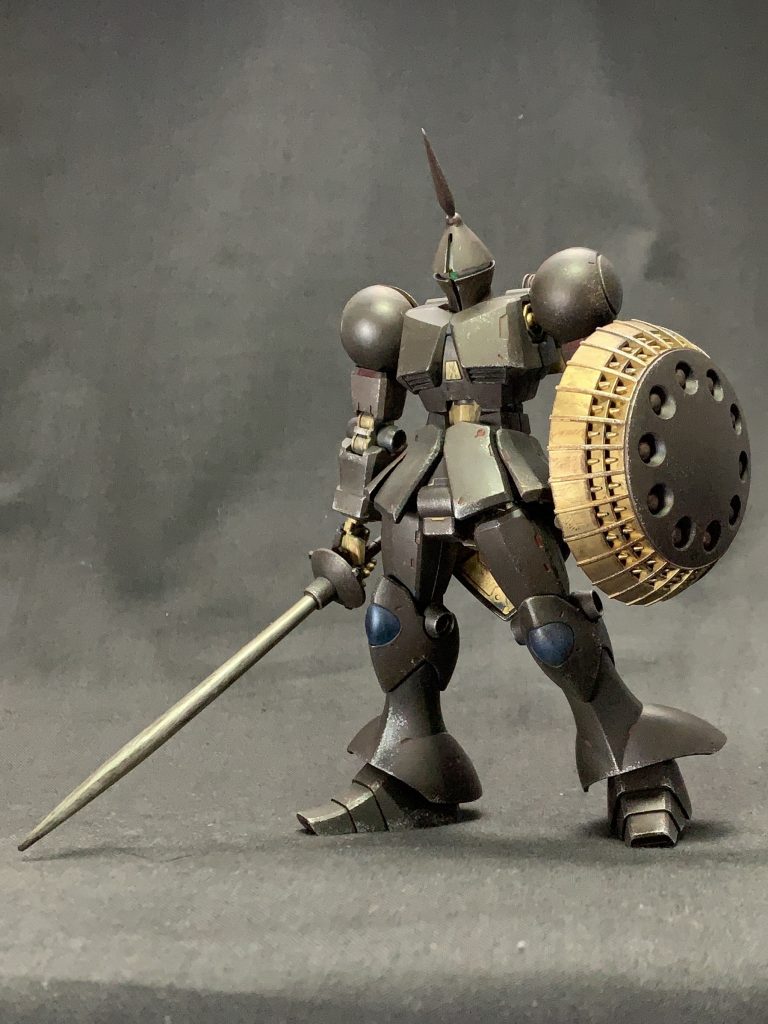 HG ギャン revive「鉄騎」–2枚目/制作者：わかもん