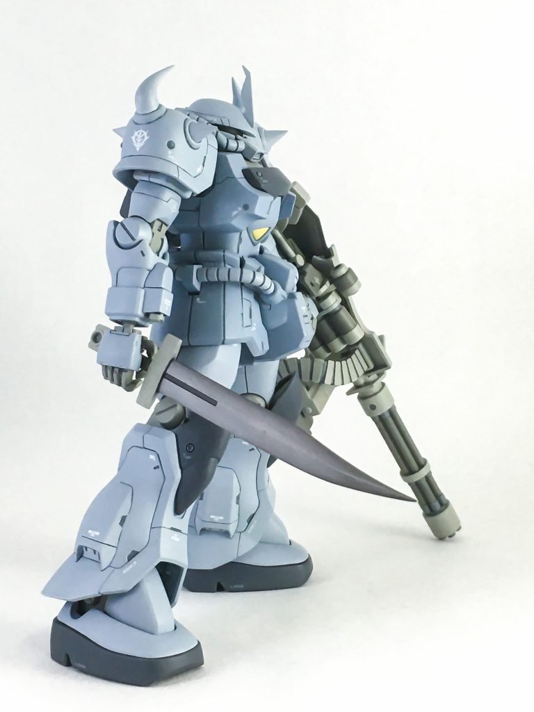 手首ビルダーズパーツと交換して、指の角度を調整。ヒートソード 先鋭化。