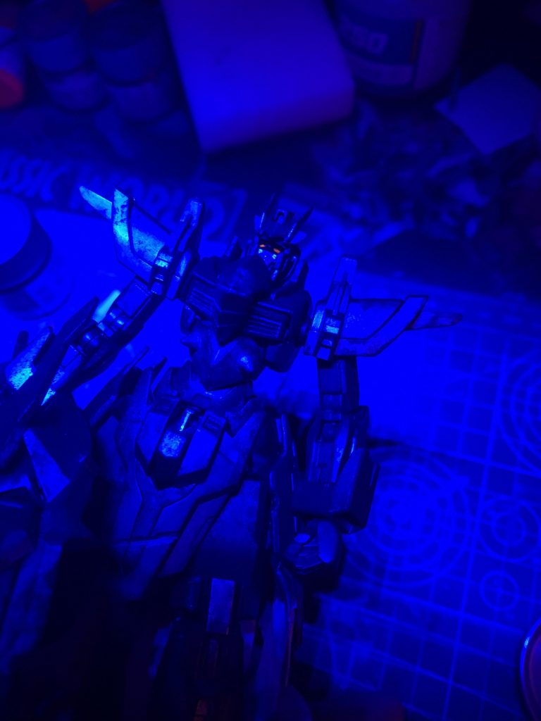 ブラックライトさえ当てたら目は光ります！
当てたらの話です()