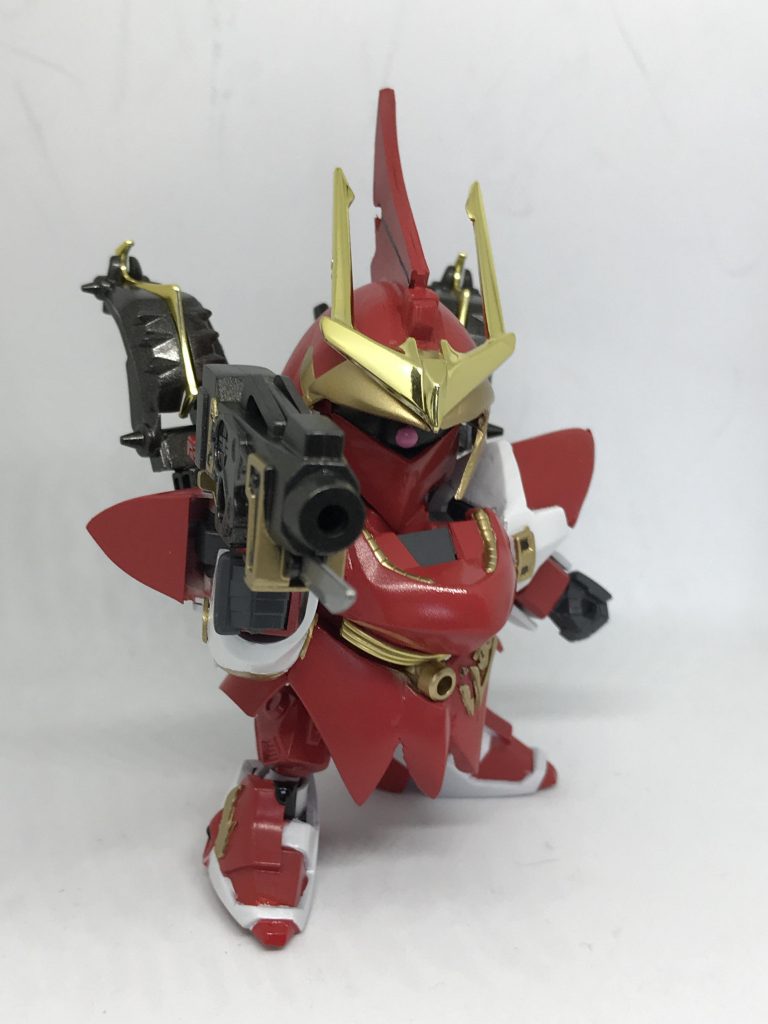 大抵の石垣なら軽く風穴を開けてしまう砕破雷威銃。元キットを少しだけ加工