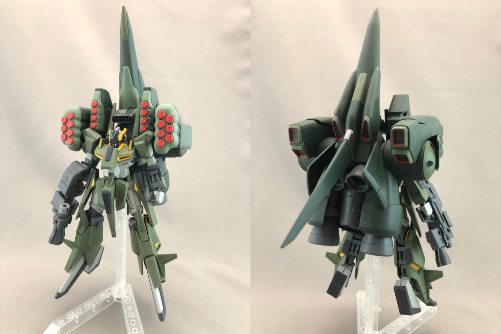 機体名:ZII・アーティラリー
アーティラリーとは砲兵の意味。
ZIIにズサのブースターパックを背負わせた砲撃戦用の改造機です。
作ったのはダブルオーキャンサーの後くらいでした。