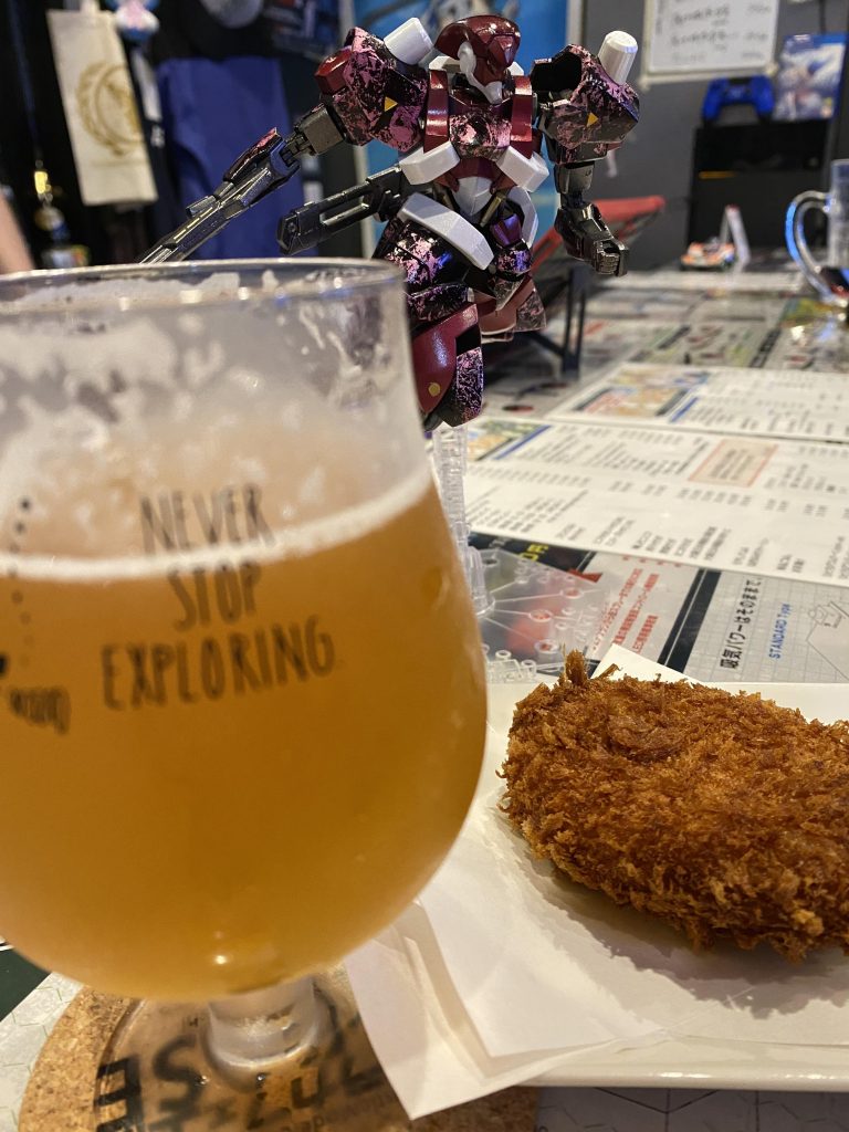 完成記念の祝杯🍺