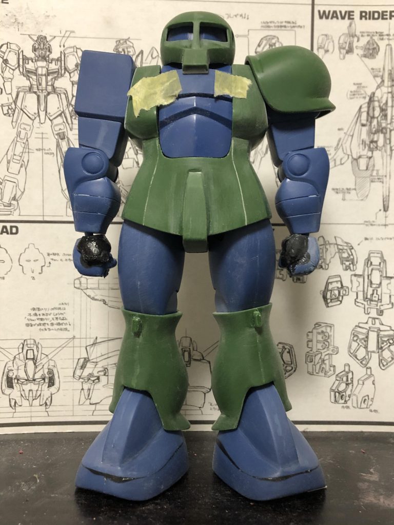 1/100 旧型ザク 旧キット–2枚目/制作者：Ok-Ⅱ