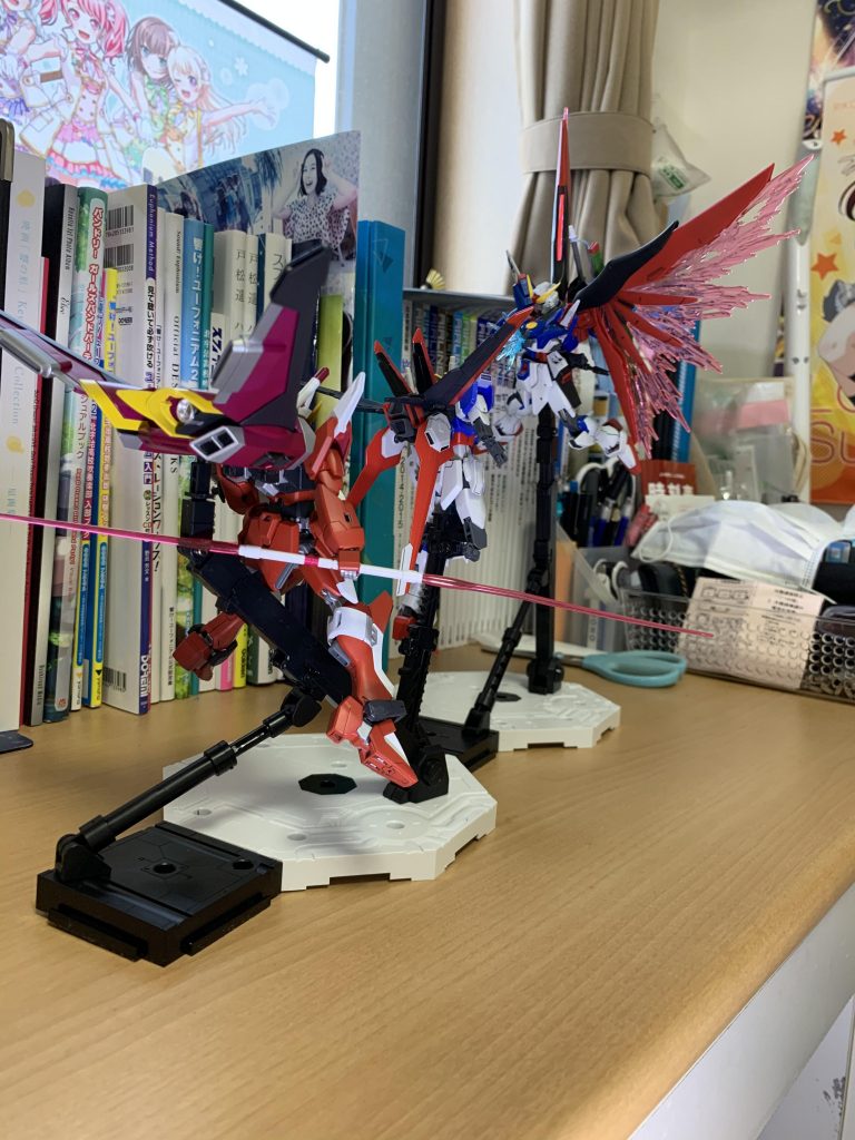 デスティニーとインパルスも入れてバトルシーンを再現