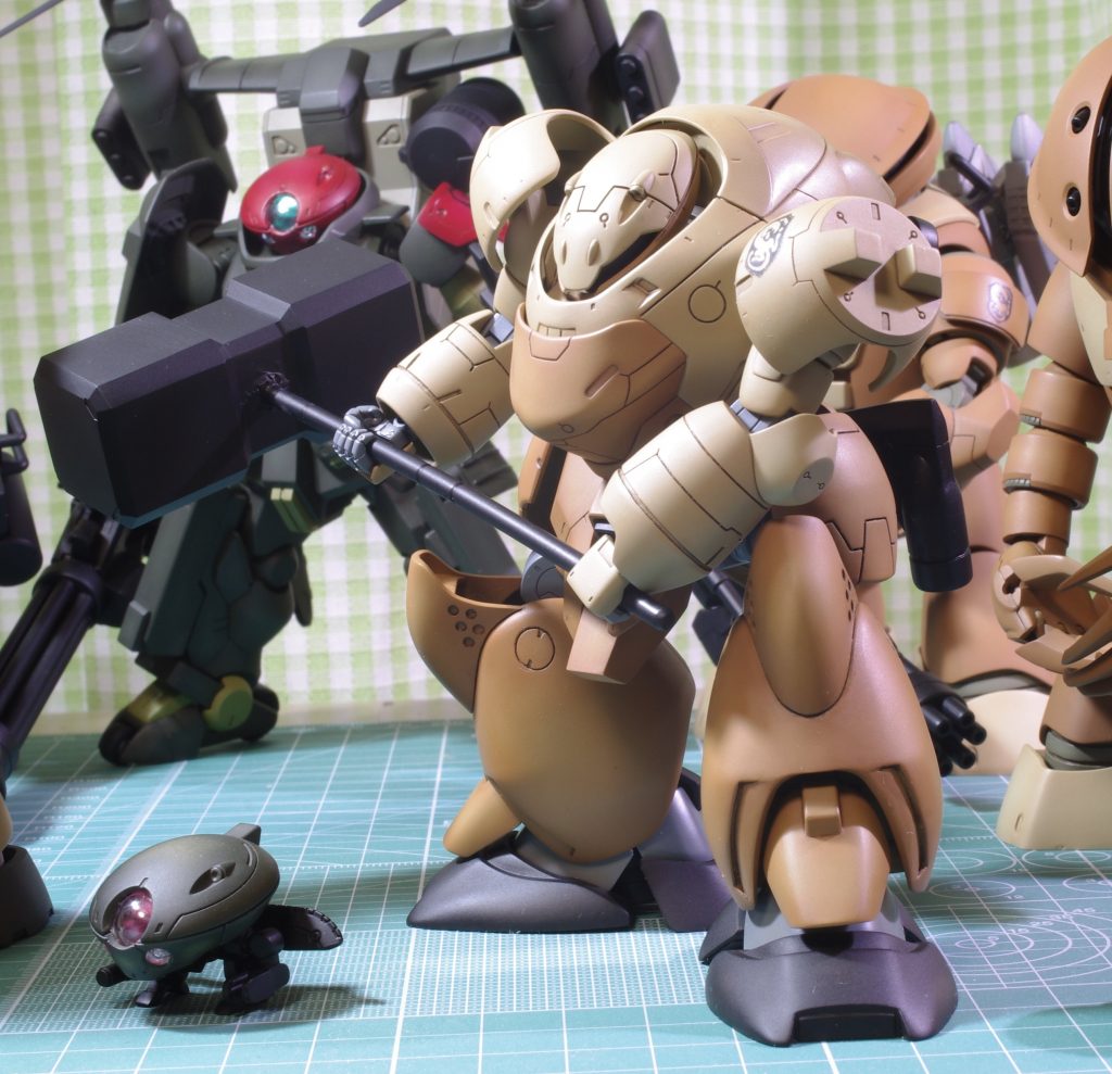 体幹の可動域を拡げてあります。