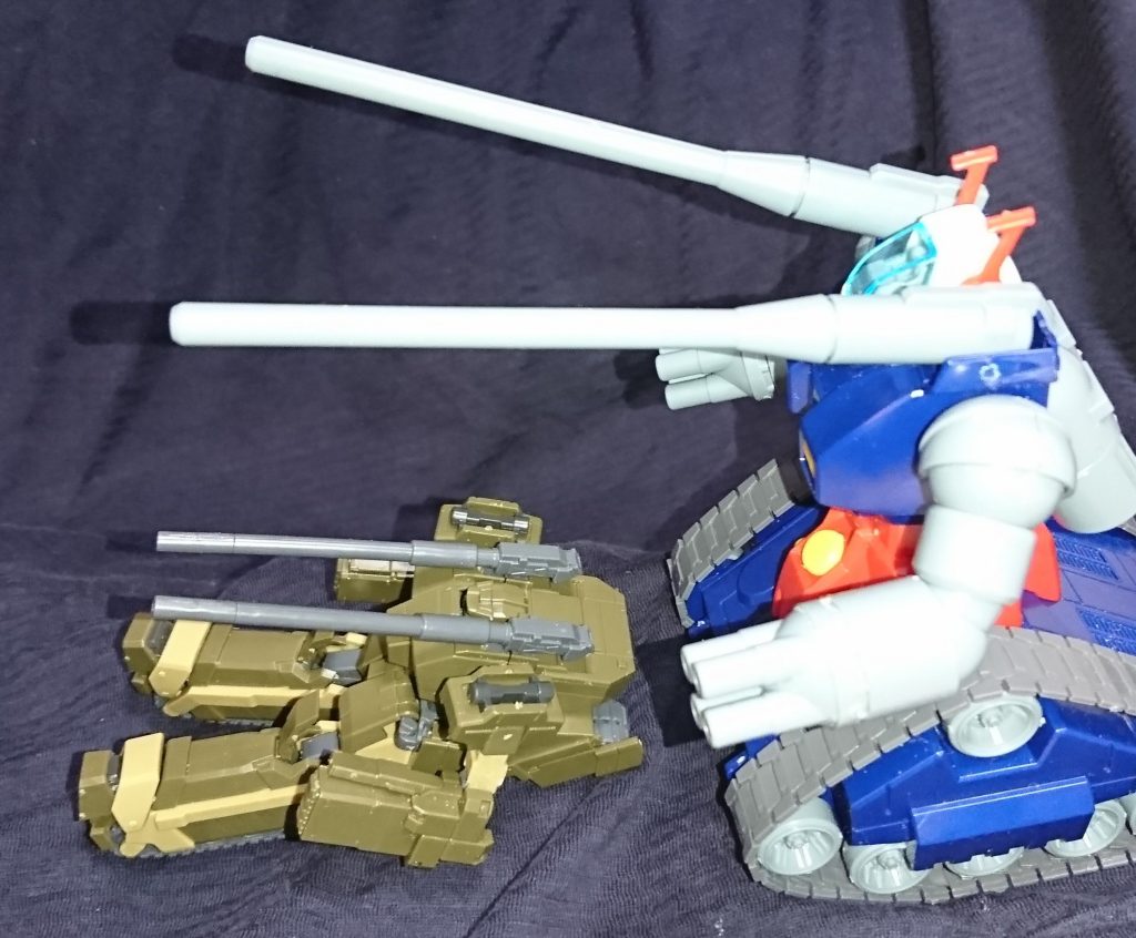 ２個1前の素組のタンク達