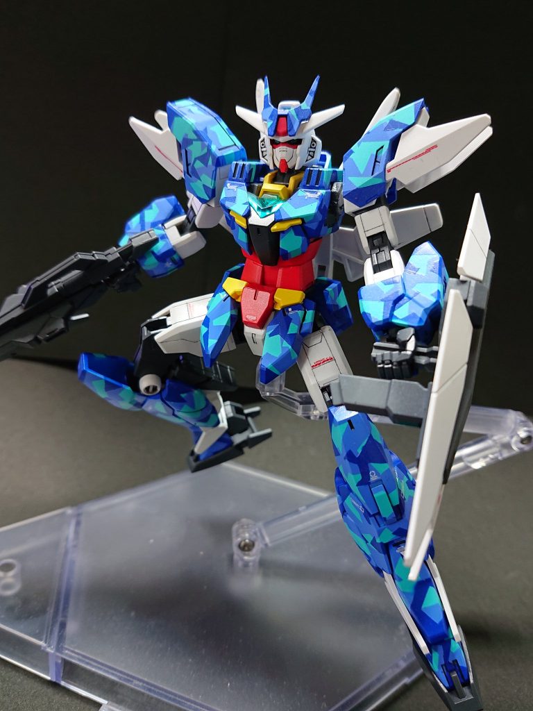 アースリィガンダム_スプリッター迷彩仕様–2枚目/制作者：@xaskaka07