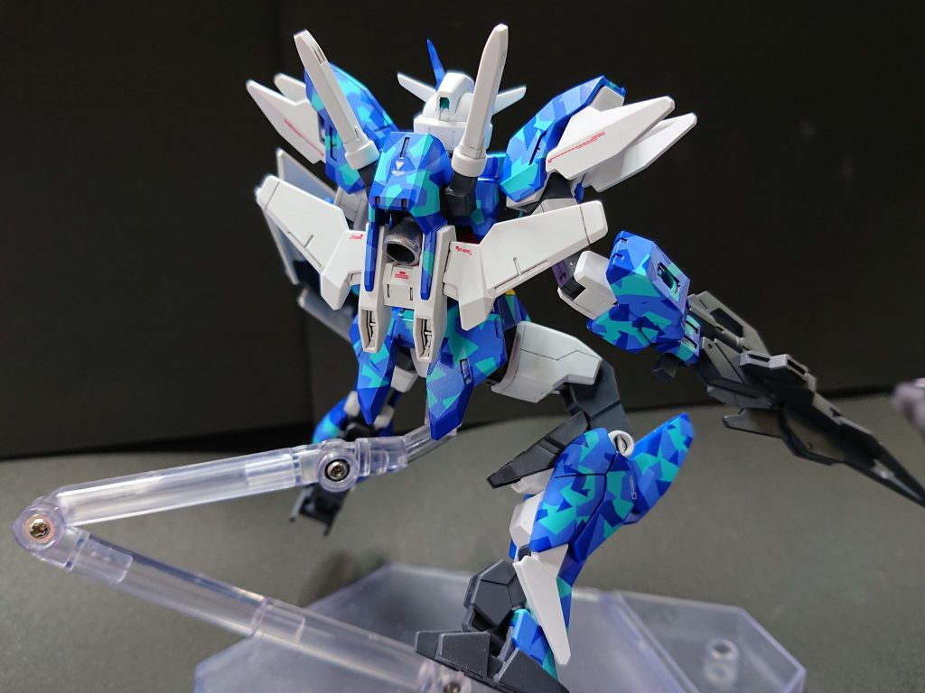 アースリィガンダム_スプリッター迷彩仕様–4枚目/制作者：@xaskaka07