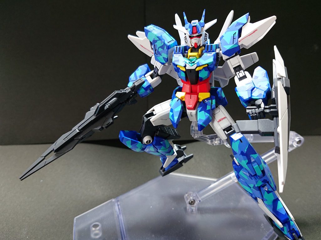 アースリィガンダム_スプリッター迷彩仕様–3枚目/制作者：@xaskaka07