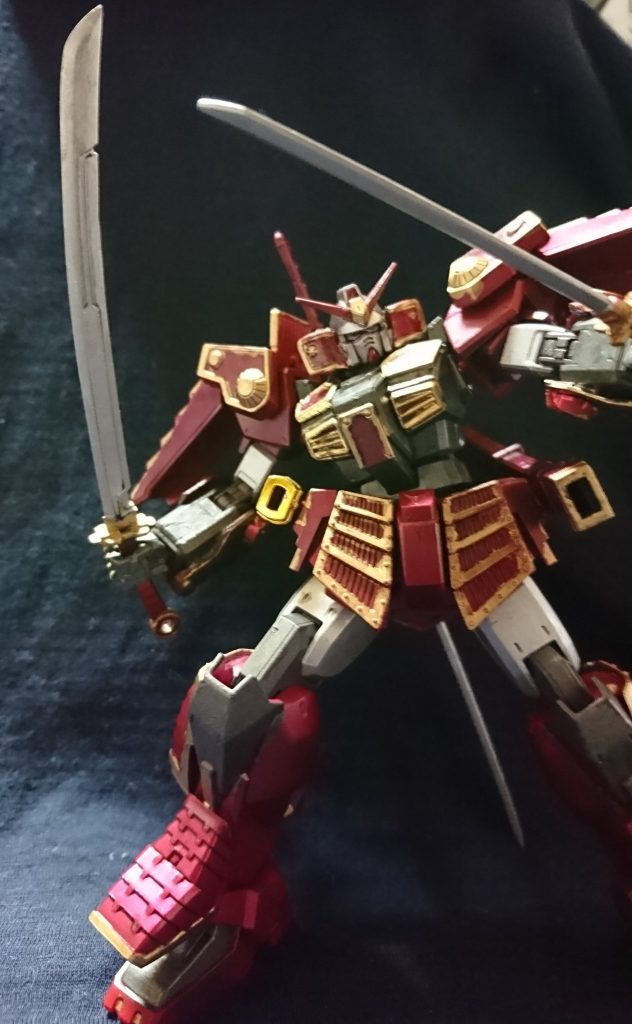 武者ガンダム（ＨＧリバイブマーク2ベース）–3枚目/制作者：アレス