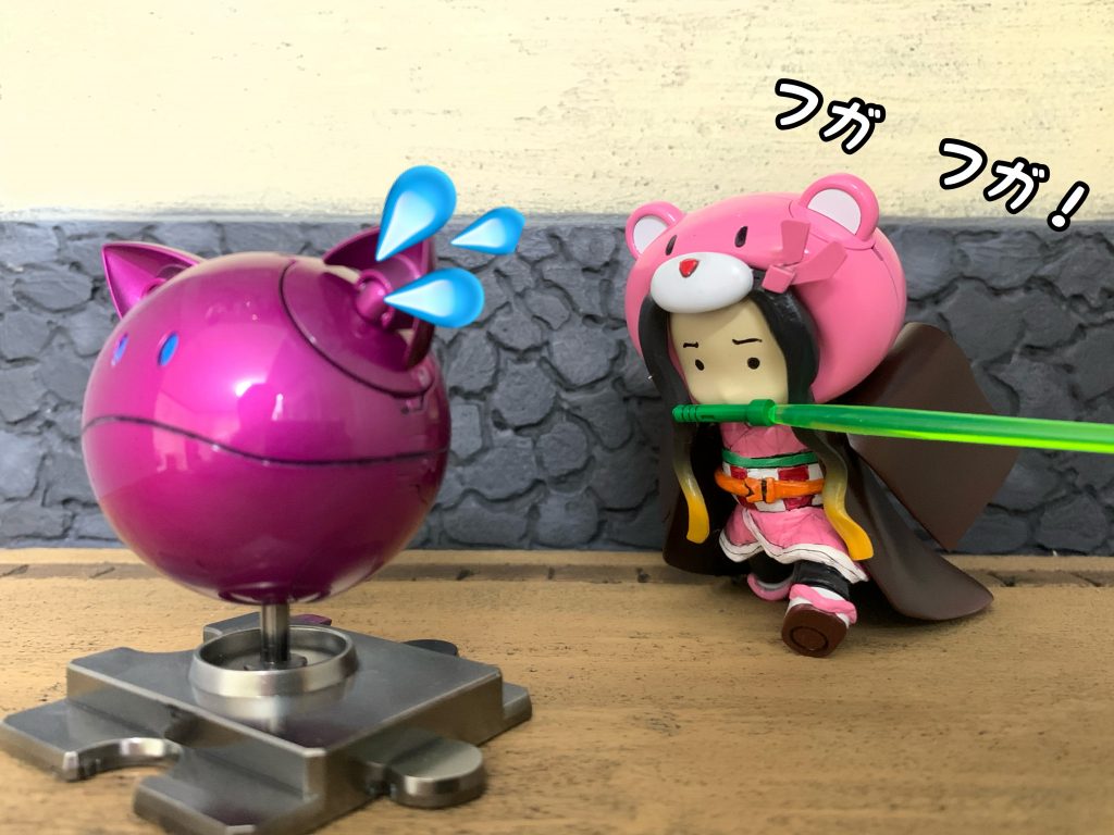 ビームサーベルで反撃