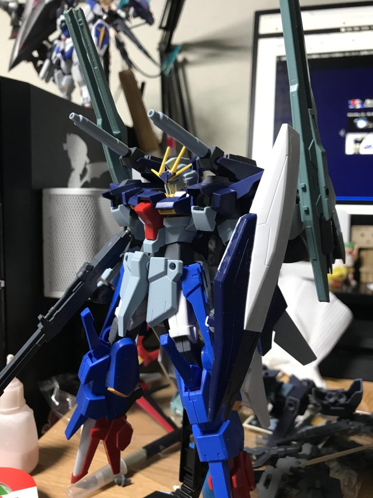 塗装前のただ盛っただけの状態です