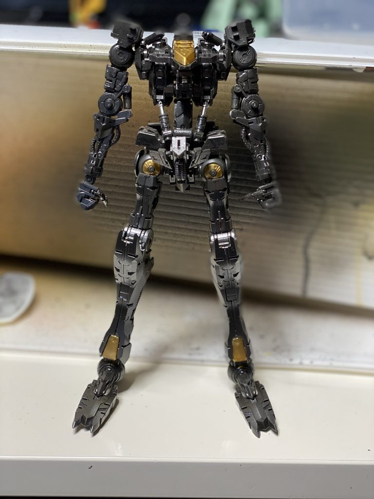 フレームにはガイアのスターアイアンメタル？を吹きましたがこれはかなりいい感じです！