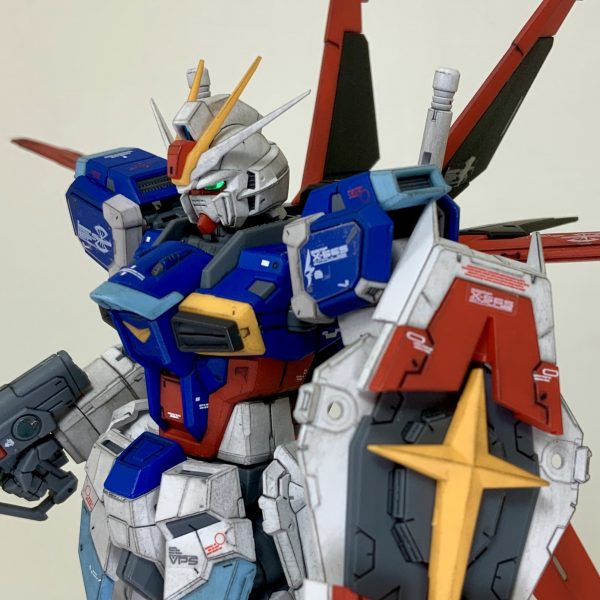 RGフォースインパルスガンダム CGイラスト風塗装