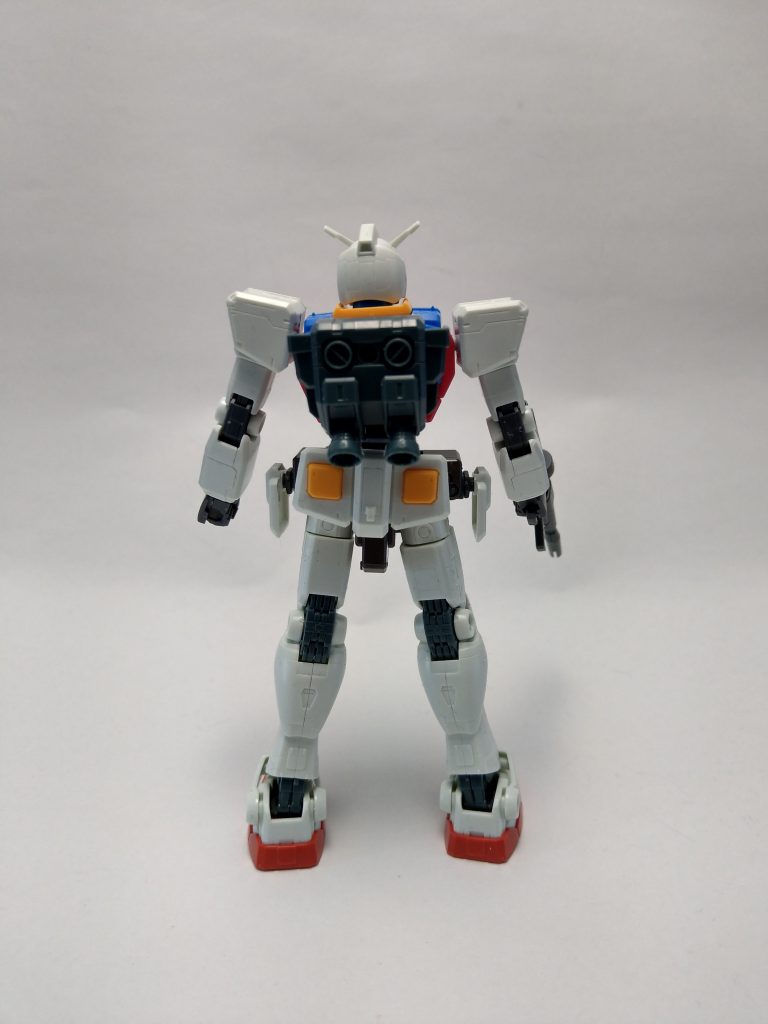 背面。少し上半身が傾いてるのは腰の可動域の問題。