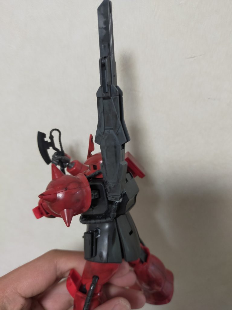 バックパックの武器は弟の00スカイロングライフルを頂きました。