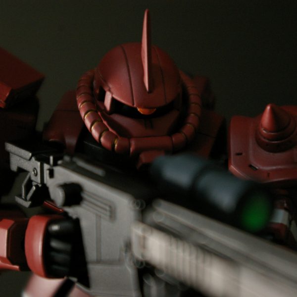 再撮影！ シャア専用ザクII 赤い彗星Ver.