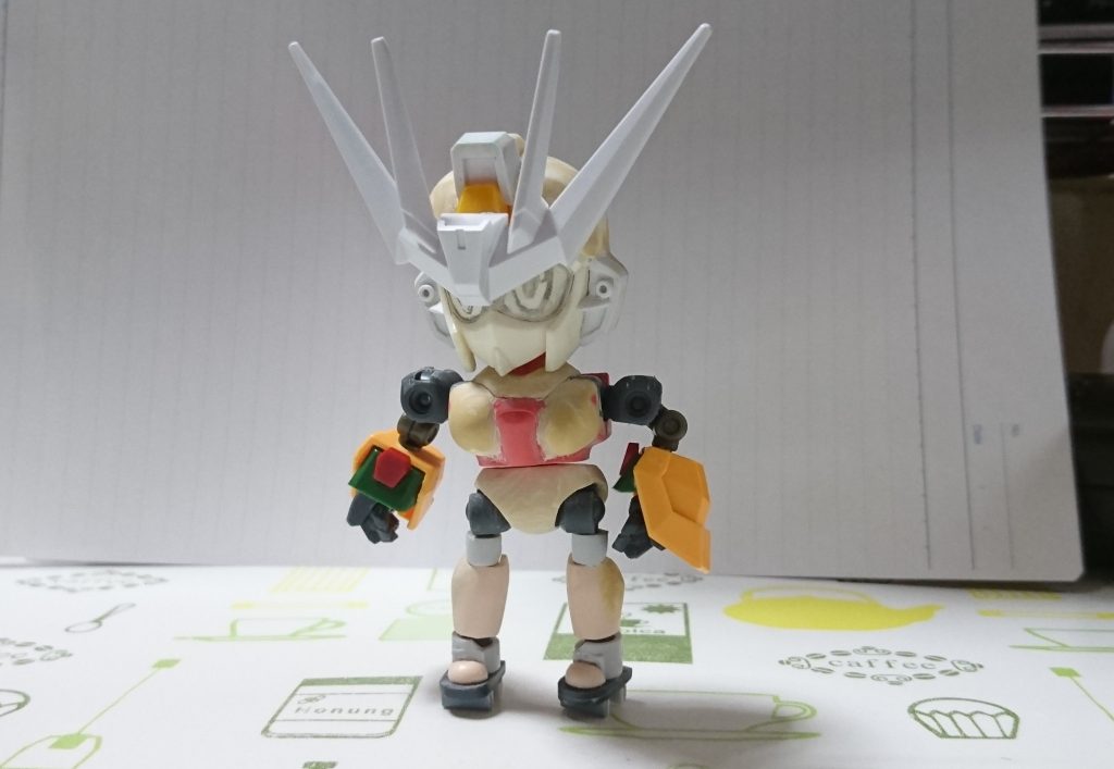 第一段階。女の子素体は毎回パンツとか可動、サイズ調整と中々にしんどい…