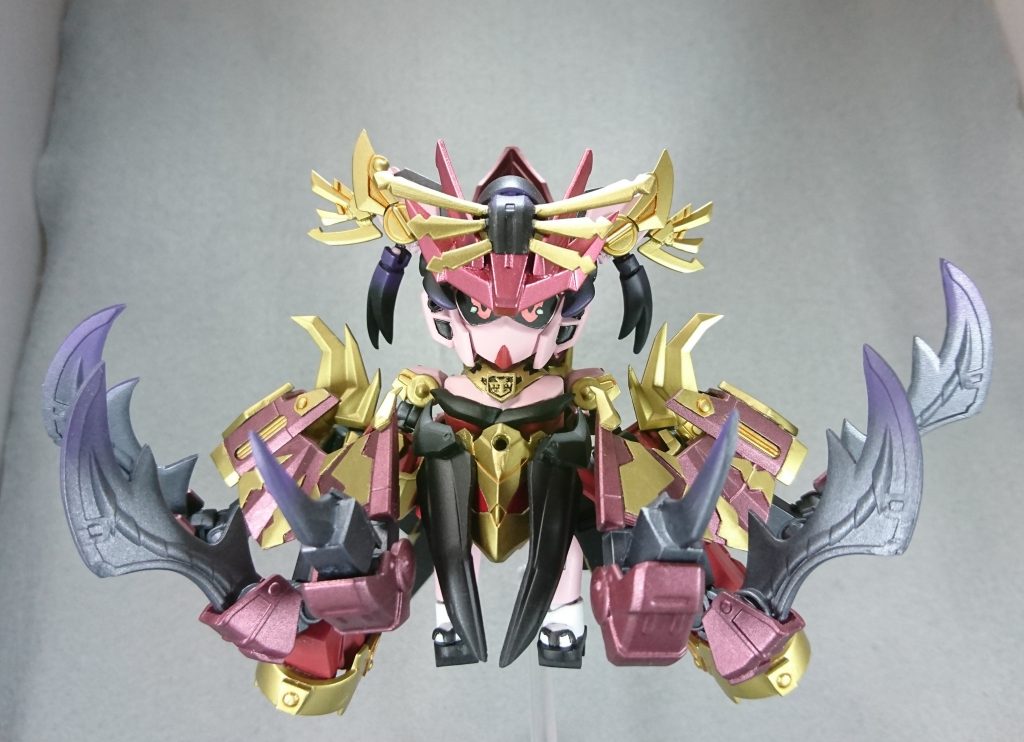 花魁形態。七逆星の力を完全解放する事によって魔獣と合体出来る。莫大な雷の力を思う存分発揮出来る!