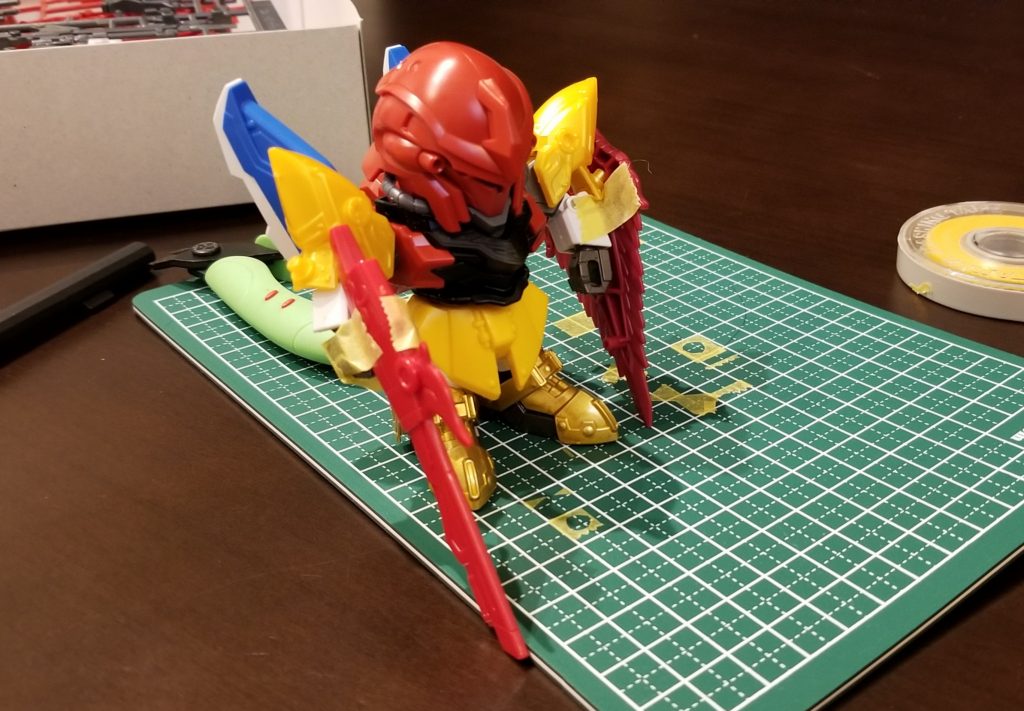 ラフ、シナンジュをベースに三国伝のパーツを合わせて作成しました