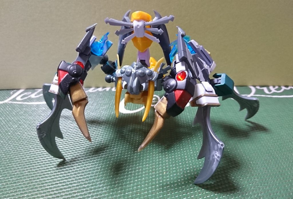 花魁ストライカー(仮)から女郎蜘蛛型モンスターに。しっくりきたので採用!