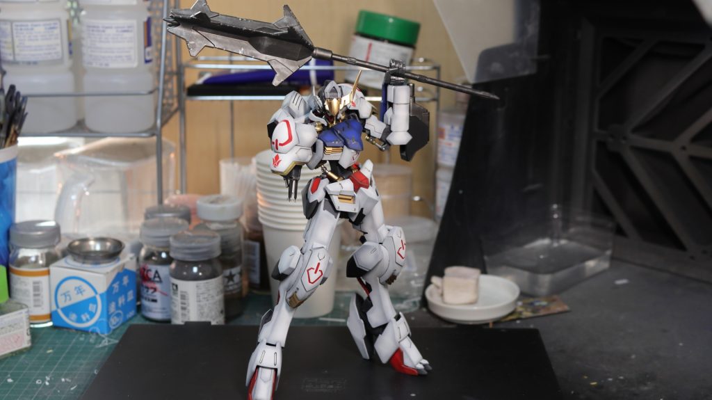 以前に製作した状態。ここからウェザリングとチッピングで仕上げました。